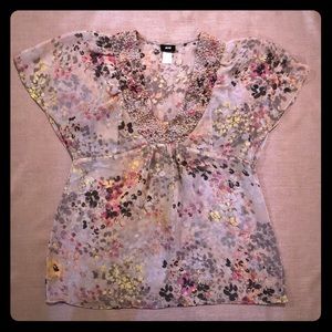 Beautiful flowing summer blouse